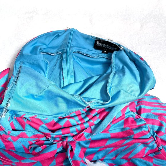 NWOT Dolls kill halter ruched dress S - Picture 8 of 8